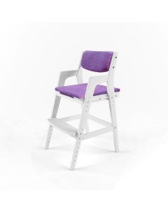 Детский растущий стул Вуди с подушками цвет Белый Фиолет 38 попугаев