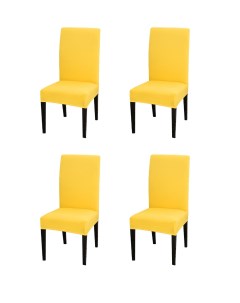 Комплект чехлов на стул со спинкой Jersey 4шт 10627 Luxalto