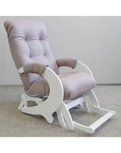 Кресло качалка Стронг с подножкой мятниковый механизм Glider