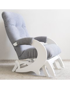 Кресло качалка Стронг с подножкой мятниковый механизм Glider