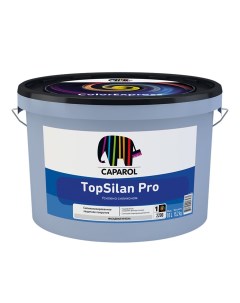 Краска фасадная TopSilan Pro база 1 белая 10 л Caparol