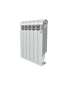 Алюминиевый радиатор Indigo 500 4 секции белый Royal thermo