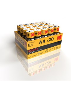 Набор из 20 шт Батарейки LR06 20 bulk XTRALIFE Alkaline 20 360 21600 Б0054765 Kodak