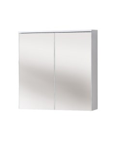 Шкаф зеркальный Сиена 70 белый без подсветки Акваль