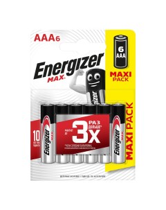 Батарейки Мах ААА 6 шт Energizer