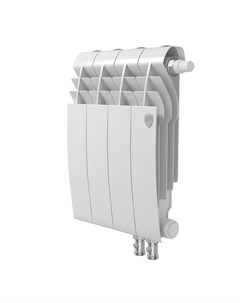 Биметаллический радиатор Biliner 350 4 секции белый НС 1196728 Royal thermo
