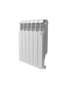Биметаллический радиатор Vittoria Super 500 4 секции белый НС 1175025 Royal thermo