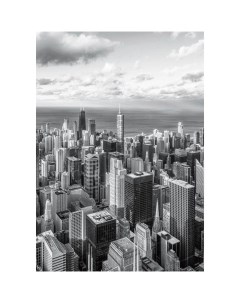 Фотообои Панорама Чикаго 4 листа 140Х200 см Nobrand