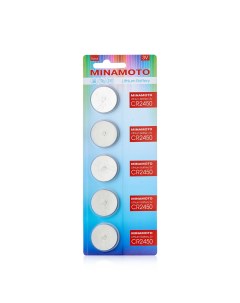 Батарейка cr 2450 minamoto 5 card элемент питания Auto-gur