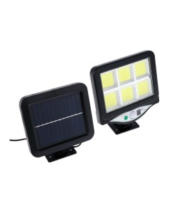 Светодиодный прожектор на солнечной батарее 18 Вт выносная панель пульт Luazon lighting
