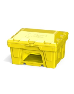 Ящик для соли реагентов Polimer FB22507 250 литров с дозатором цвет желтый Polimer group