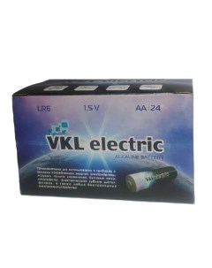 Батарейка LR 6 АА Alkaline BOXх24 1 5В 1194414 Vkl electric