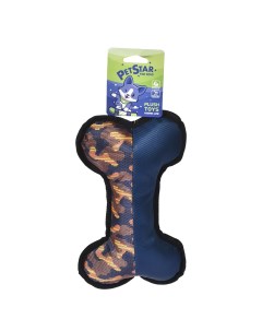 Игрушка для cобак КОСТОЧКА с пищалкой синий полиэстер 26 5 см Pet star