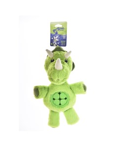 Игрушка для cобак ДИНОЗАВРИК плюшевый зеленый 30 см Pet star
