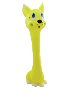 Игрушка для собак гантель кошка 20 см Зооник