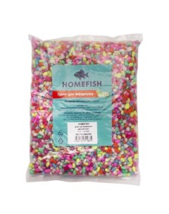 Грунт для аквариума HOMEFISH цветной микс 3 5 мм 1 кг Home-fish
