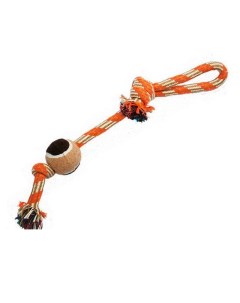 Игрушка для собак веревка перетяжка с мячом 37 см N1