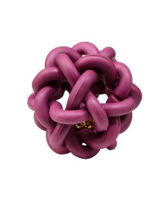 Игрушка для кошек Молекула с бубенчиком резиновая фиолетовый 4 см Пижон