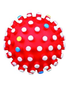 Игрушка для собак Мяч игольчатый виниловый 6 см Nobrand