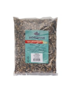 Грунт для аквариума HOMEFISH смесь натуральная 3 5 мм 1 кг Home-fish