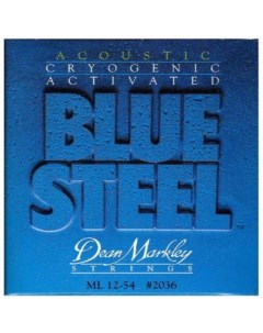 Струны для акустической гитары 2036 Blue Steel ML Dean markley