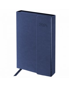 Ежедневник датированный Magnetic синий на 2024 год А5 168 листов 148х218мм Галант