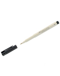 Ручка капиллярная Pitt Artist Pen Brush 270 теплый серый I 10шт Faber-castell