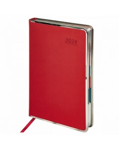 Ежедневник датированный Infinity красный на 2024 год А5 168 листов 148х218мм Галант