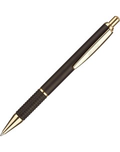 Ручка шариковая автоматическая G08BL 0 7мм синий латунь корпус черный 10шт Attache
