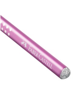Карандаш чернографитный Sparkle B заточенный жемчужный розовый 12шт Faber-castell