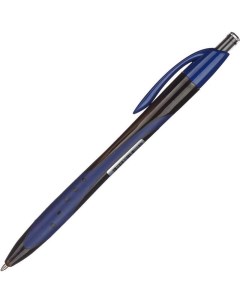 Ручка шариковая автоматическая Eclipse 0 6мм синий корпус черно синий 12шт Attache