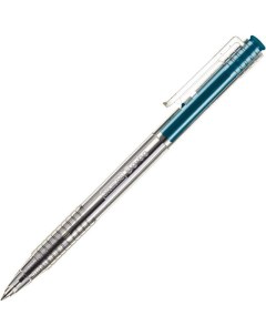 Ручка шариковая автоматическая Bo bo 0 5мм зеленый корпус прозрачный 50шт Attache