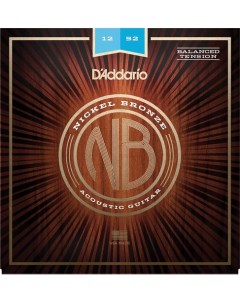 Струны для акустической гитары DAddario NB1252BT D`addario