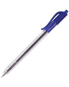 Ручка шариковая автоматическая Extra Glide R 0 35мм синий трехгранная 12шт Brauberg