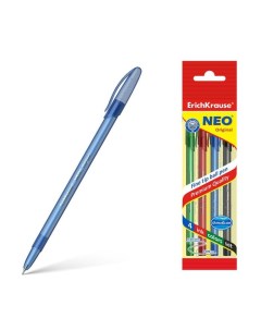 Ручка шариковая Neo Original узел 0 7 мм микс Erich krause