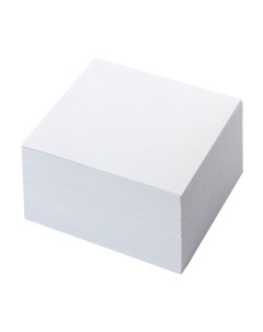 Блок кубик для записей 90x90x50мм непроклеенный белый 127800 24шт Офисмаг