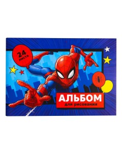 Альбом для рисования Человек паук А4 24 л Marvel