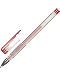 Ручка гелевая красный стерж 0 5мм без манж 20шт Attache