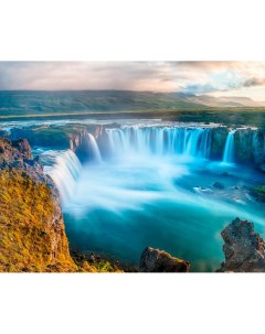 Картина по номерам Водопад Годафосс 40x50 Вангогвомне