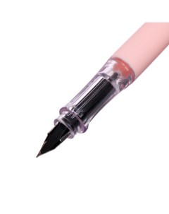 Ручка перьевая Зайка размер пера F 0 6 мм с 2 мя баллончиками чернила синие Devente