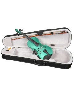 Скрипка VL 20 GR 1 2 КОМПЛЕКТ кейс смычок канифоль зелёный металлик Antonio lavazza