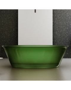 Ванна Kristall AT9707Emerald прозрачная зеленая Abber
