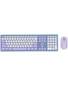 Клавиатура мышь OCC200 Wireless Purple Green Acer