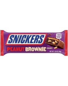 Шоколадный батончик Peanut Brownie 34 г Snickers