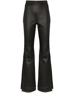 Solace london брюки amanda с завышенной талией и боковыми разрезами 14 черный Solace london