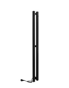 Полотенцесушитель электрический Style Pro LSPRE120 10BRRt черный Indigo