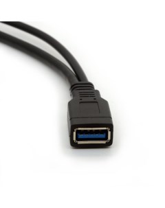 Кабель USB 3 0 Am USB Am USB 3 0 Af 1 4A черный KS 447 Ks-is