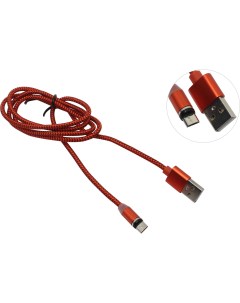 Кабель USB USB micro B магнитный только для зарядки 1м красный JA DC26 1m Red Jet.a