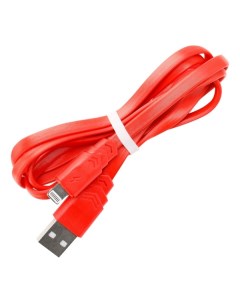 Кабель USB Lightning 8 pin 1 2m красный плоский iK 512r Smartbuy