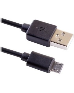 Кабель USB Micro USB 2A 2 м черный KS 464B 2 Ks-is
